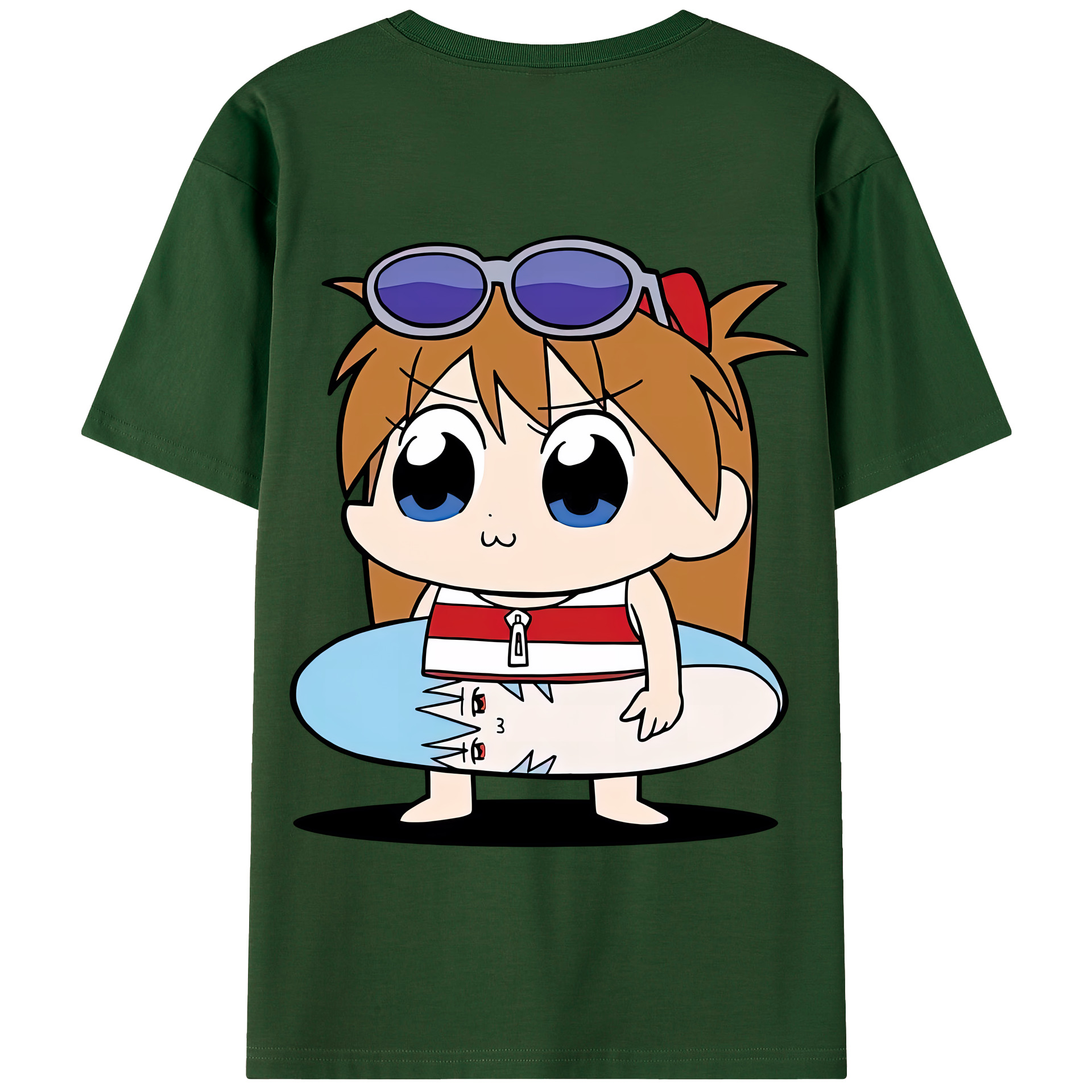 （画像用） EVA 新世紀エヴァンゲリオン 綿100％半袖Tシャツ（背面プリント）